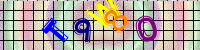 Blue Captcha Image