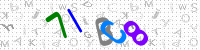 Blue Captcha Image